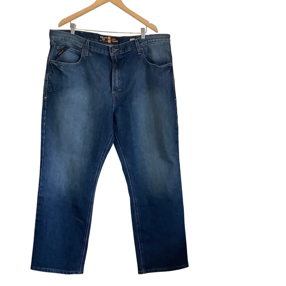 Ariat Rebar‎ M3 Loose Straight Jeans Mens 42x30 Sierra DuraStretch 10022605 Blue